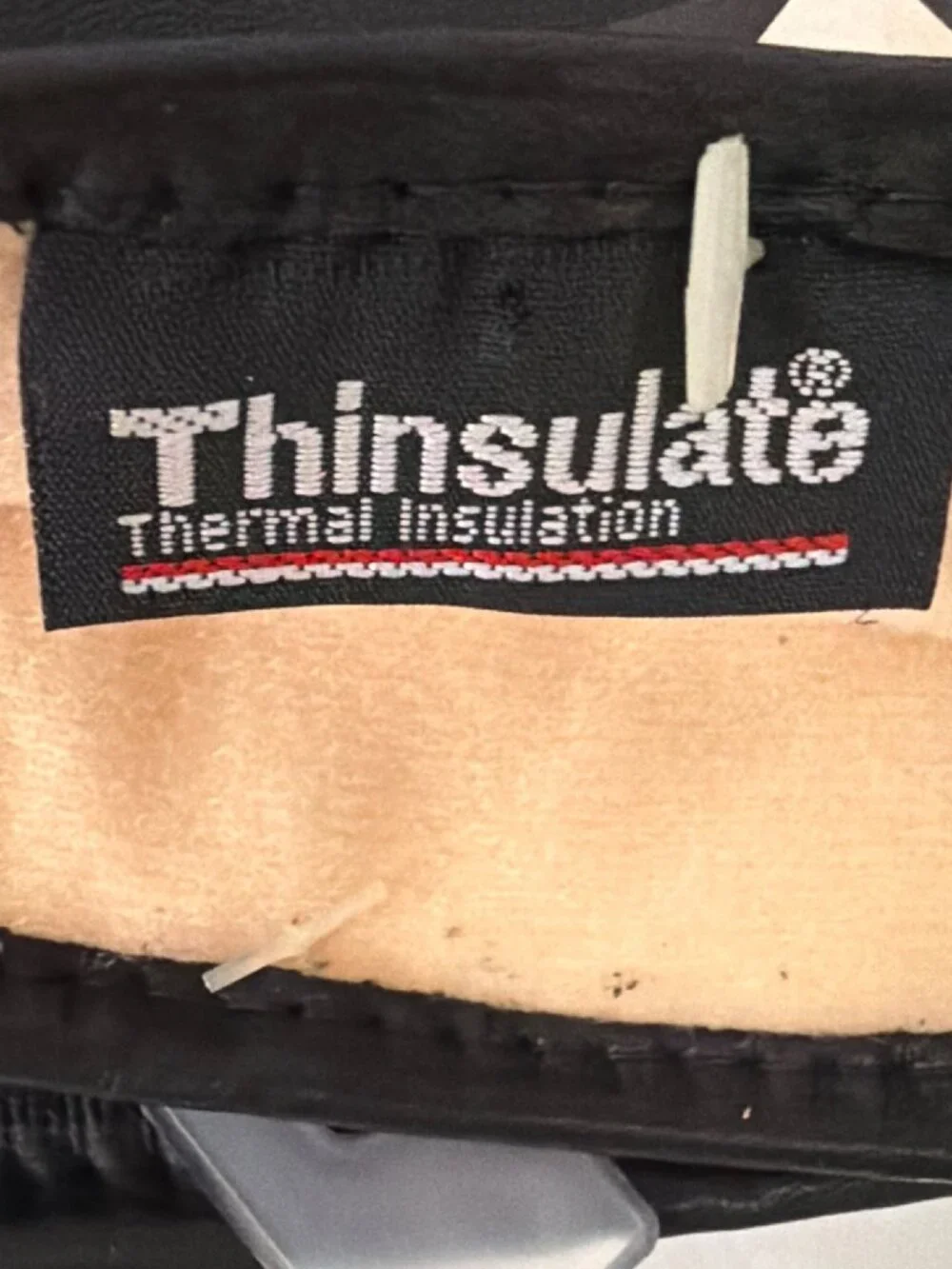 3M Thinsulate Black Leather Women's Winter Gloves Size L